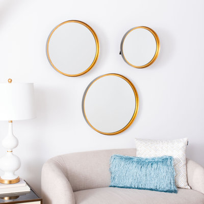 Effiom Metal Flat Wall Mirror