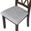 Ensemble de chaises de table de salle à manger pliables avec abattant pour petit espace-114234377