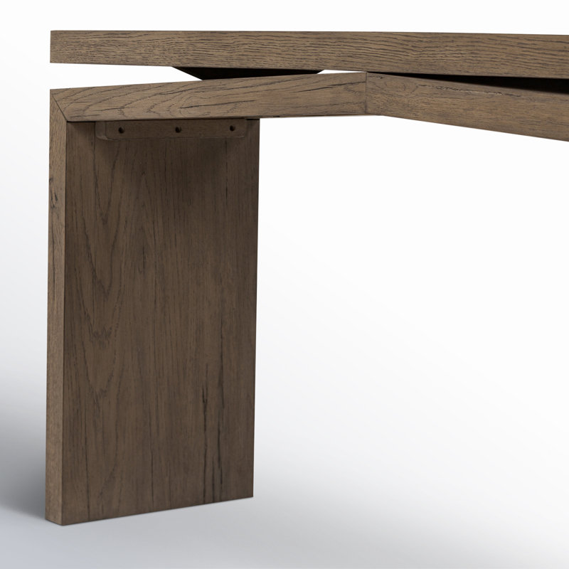 Matthes Solid Wood Console Table, Rustic Gray, 30.75" H x 60" W x 15" D