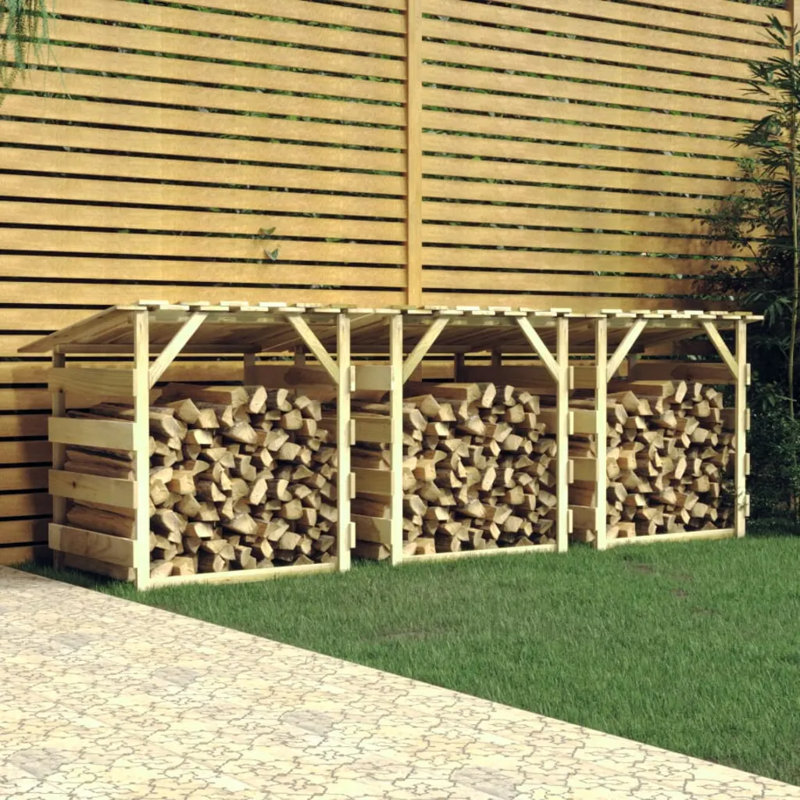 Alpen Home Pergolas With Roofs 3 Pcs 100X90x100 Cm Impregnated Pinewood