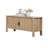 Hay TV Media Console, 47 Inch, 2 Doors W Adjustable Shelves, Beige