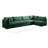 Hallelujah Velvet L-Shaped Sectional Reversible-63568118