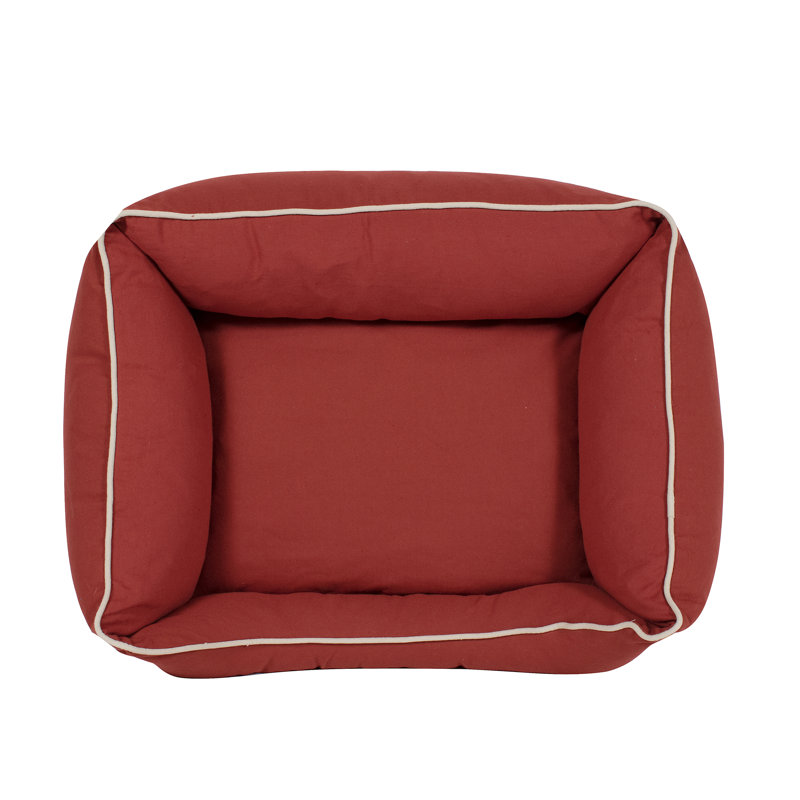 Classic Canvas Bolster, Red, Small  (30" W x 24" D x 9" H)