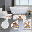 Ensemble de tapis de bain 4 pièces