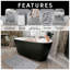 Luxury Zero Twist Bath Mat Set 2 Piece Plush Microfiber Bathroom Rug & Pedestal Mat Non Slip Absorbent Washable-401884384