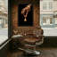 Abstract Hand Holding Golden Chess Piece-1142527528