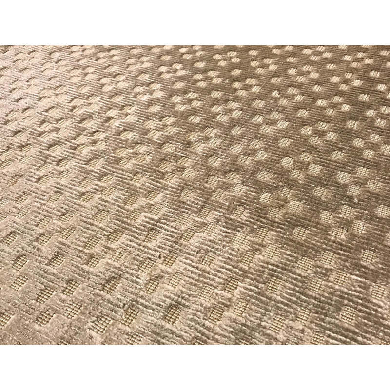 Geometric Area Rug in Brown