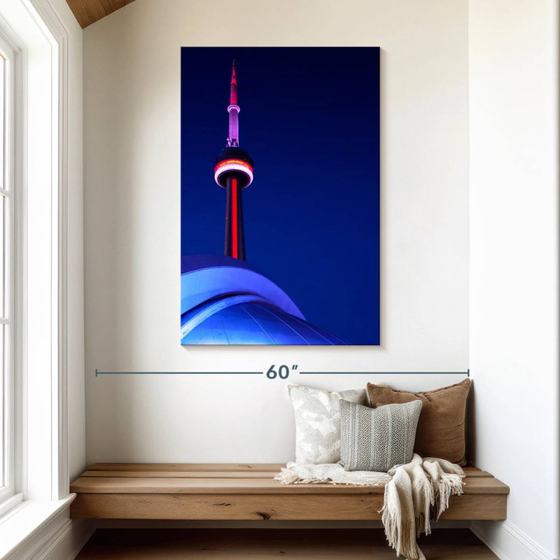 Aime CN Tower Spire Lights, 48" H x 32" W