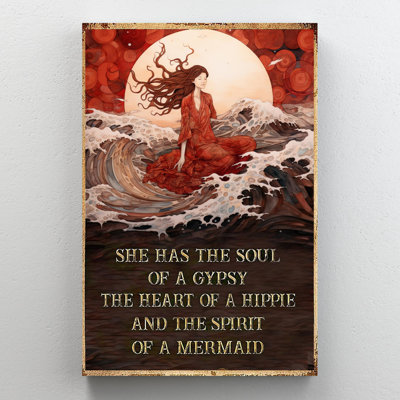 Jaquir «The Spirit of A Mermaid» sur impression sur toile
