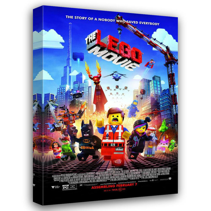 Le film Lego, H 24 po x l 16 po