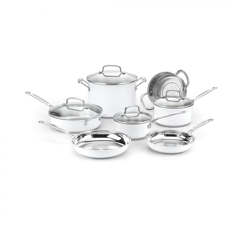 Cuisinart Chef's Classic 11 Pieces Stainless Cookware Set