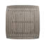 Table carrée d'extérieur - Bois gris avec pieds droits pour des activités durables