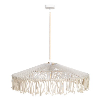 Curtice 1 - Light Natural Unique/Statement Pendant