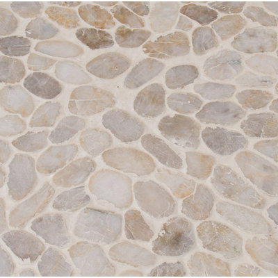 Marvella Pebble 12 in. x 12 in. Natural stone Mosaic Floor and Wall Tile
