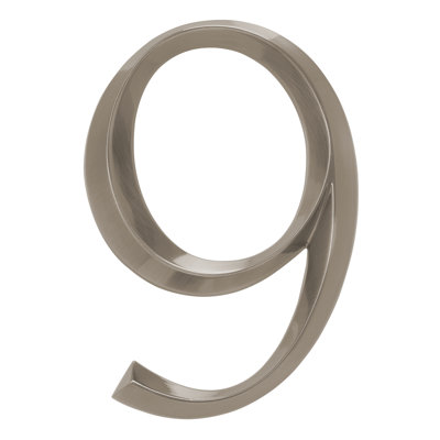 6 in. Surface Mount House Number