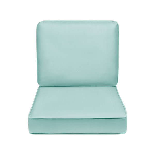 Daily Patio Sofa Chair Furniture No Piping Seat Cushion Pad