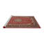 Tapis oriental multicolore tissé à la machine Oriental-347479964