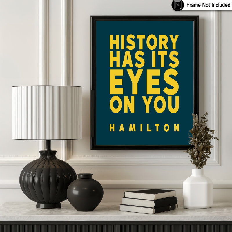 L'histoire a les yeux sur vous, Unframed, Poster, 16"H x 20"W