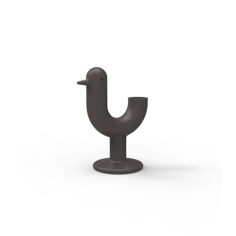 Peacock Resin Statue Planter, Bronze