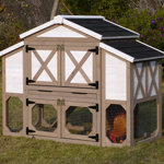 Nell 14.9 Square Feet Chicken Coop with Chicken Run For Up To 3 Chickens