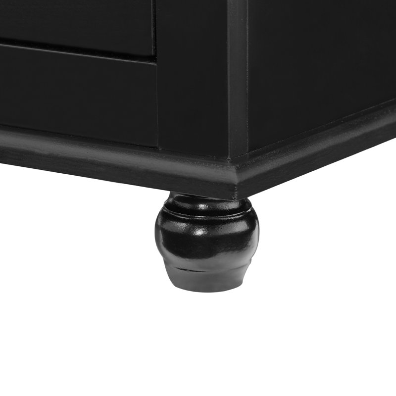 Bellamy 62.5'' Freestanding Bathroom Cabinet, Black
