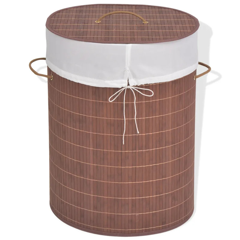 Bamboo Laundry Hamper with Handles