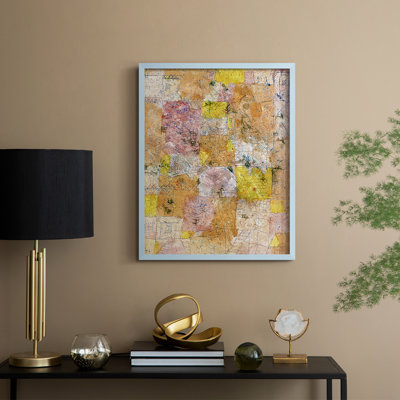 Impression florale vintage encadrée Cxxxii - bois massif