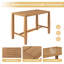 Rustic 5-Piece Acacia Wood Outdoor Bar Set with Cushions for Patio, Garden, or Poolside-1596350750