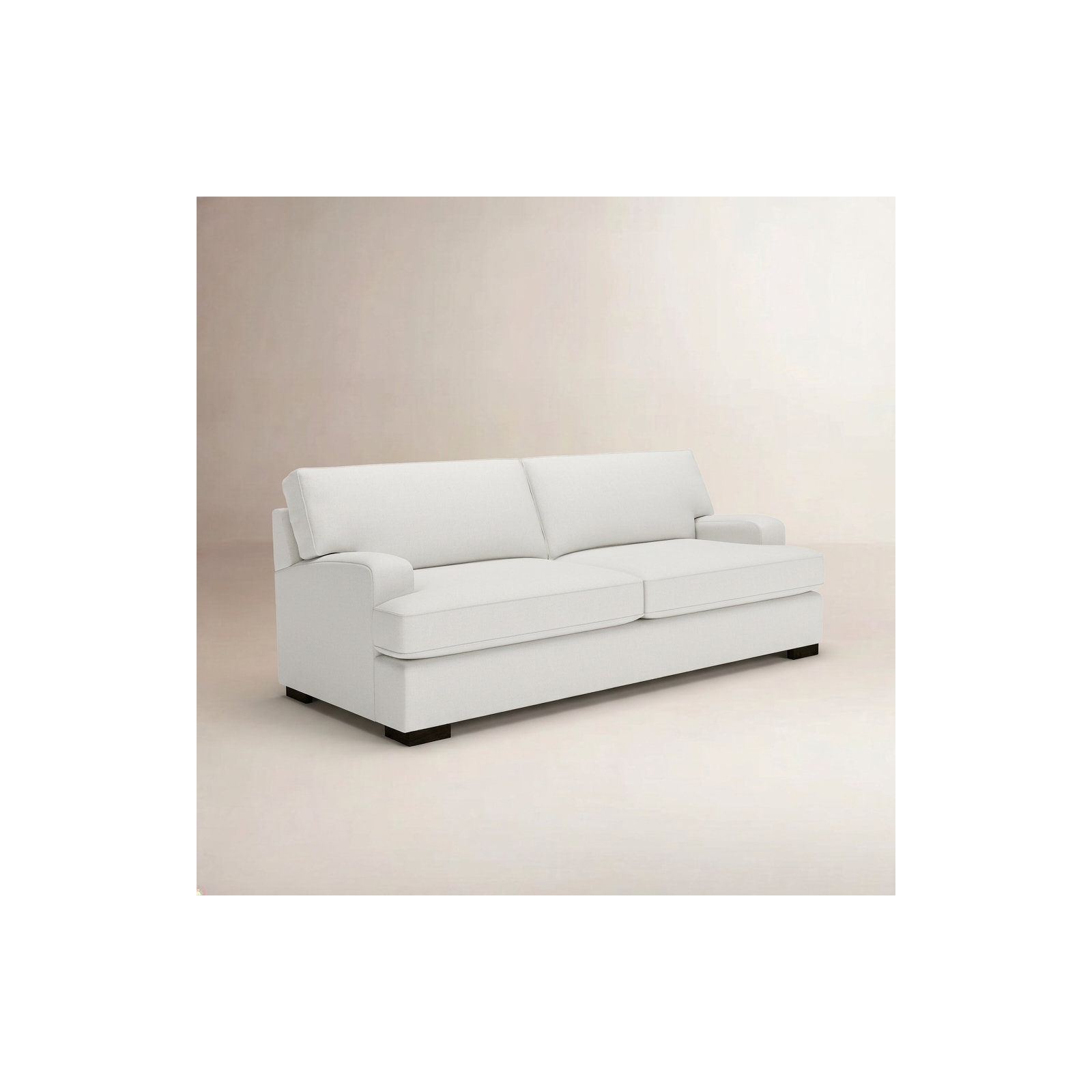 Brooklyn 93" Upholstered Sofa, Macarena Beige Basketweave
