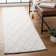 Krizal Hand Woven Wool/Viscose Geometric Rug in Ivory
