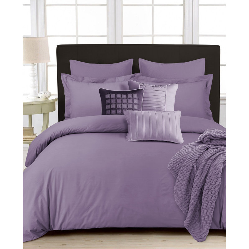 Modern & Contemporary Cotton Bedding, Queen, White