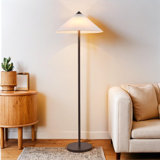 62'' Bronzed Traditional Floor Lamp