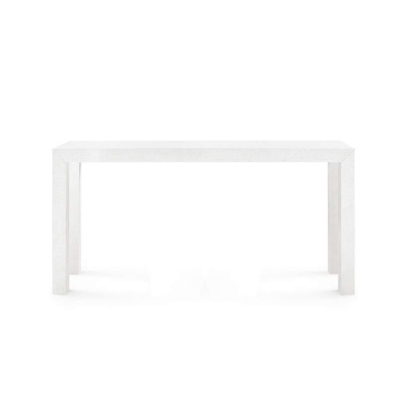 Parsons 60'' W Console Table, White