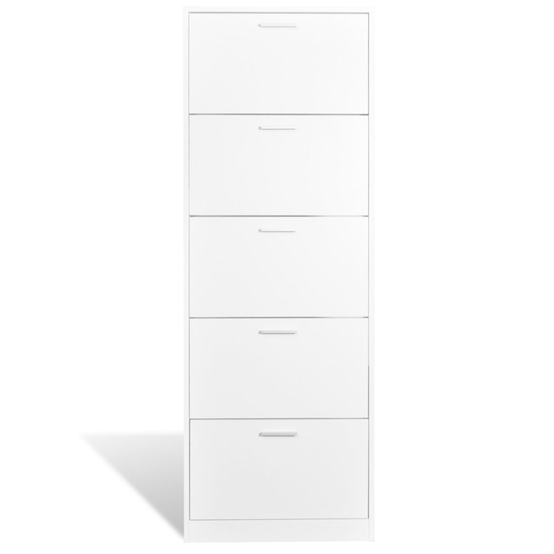 Armoire de rangement pour chaussures 15 paires, Blanc