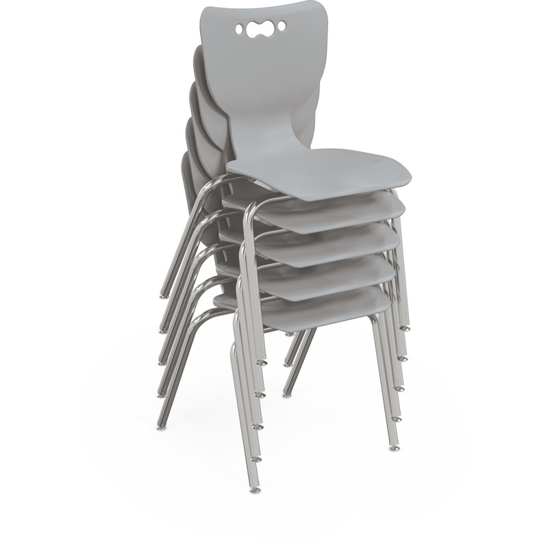 Chaise de classe Hierarchie, Gris, 14"