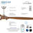 Pierce 84" Led Smart Ceiling Fan-116794751-116794755