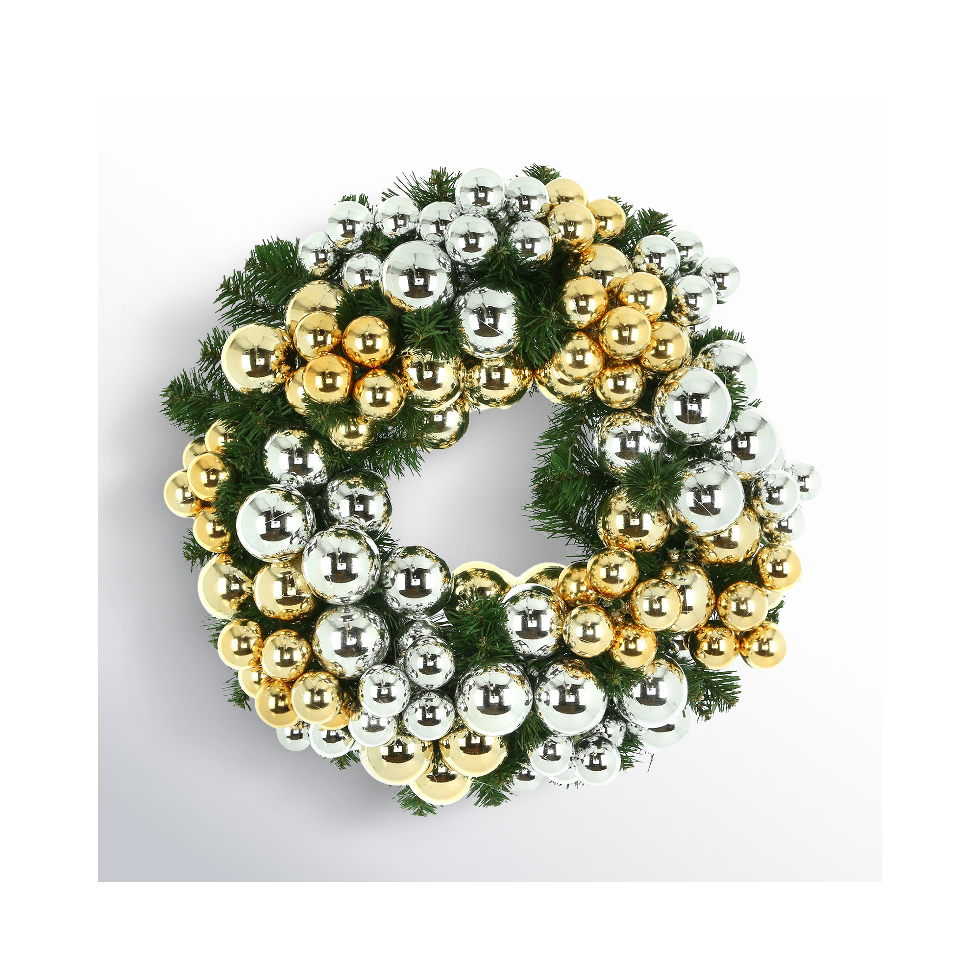 Handcrafted Faux Evergreen Wreath