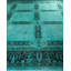 Tapis bleu unique de 10 pi 3 po x 14 po Yolette