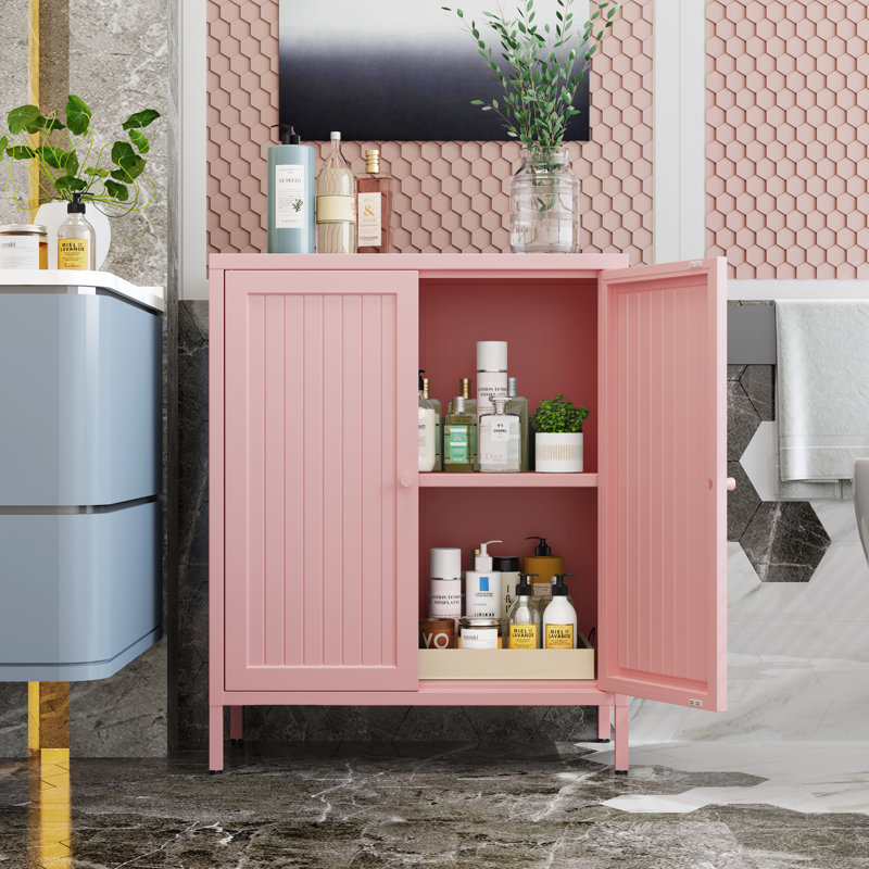 Armoire de salle de bain, armoire de rangement avec tablette réglable, organisateur autoportant moderne, buffet de style campagnard, armoires décoratives pour la salle de bain, cuisine, entrée
