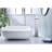 Bathroom Sink Faucet With Waterfall Stream And Finish Stainless Steel Spout For Easy Adjustment-125036476