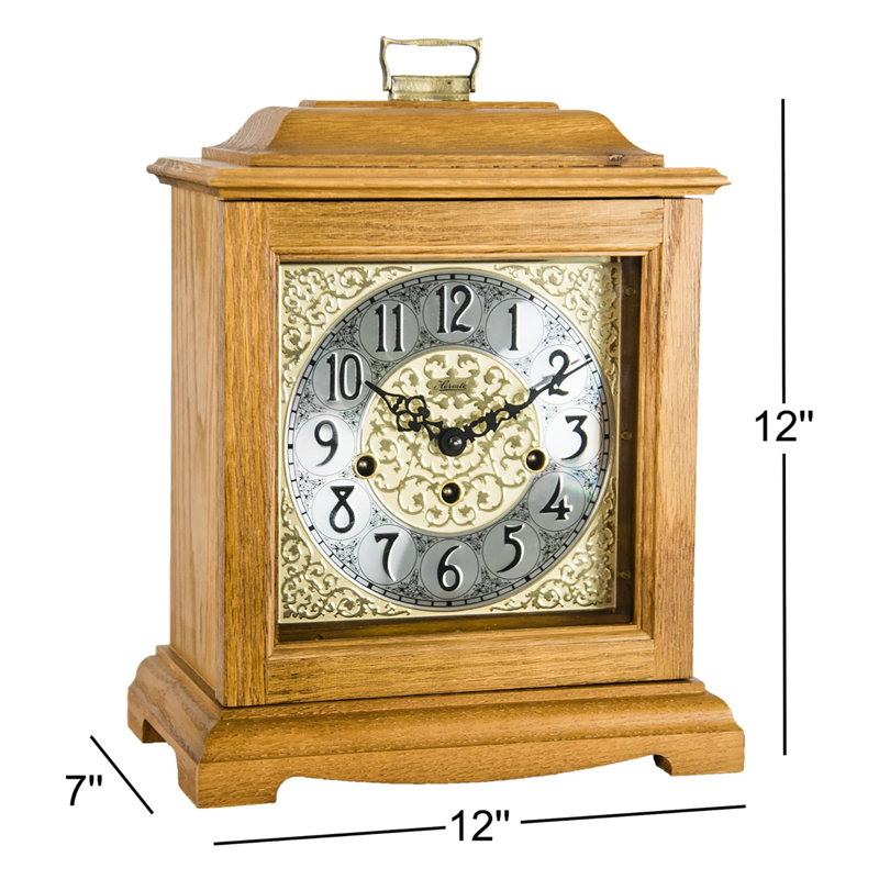 Austen Mechanical Clock, Oak