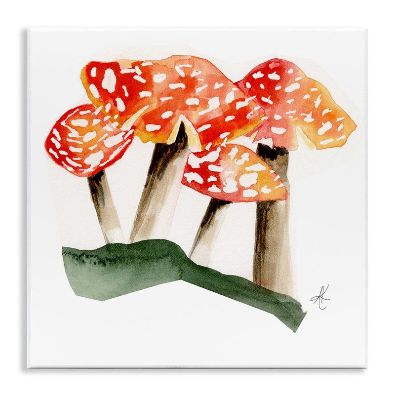 Art mural en forme de pois rouges par Alexandria Gilbert Kincaid