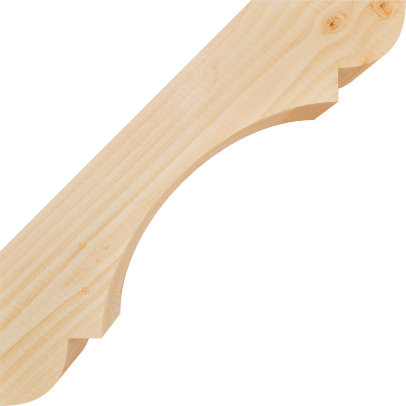 Attelle de genou olympique, Sapin de Douglas, H 16 po x l 3,5 po x P 16 po, Attelle lisse