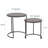 Aluminum Top Nesting Tables End Table-1680554717