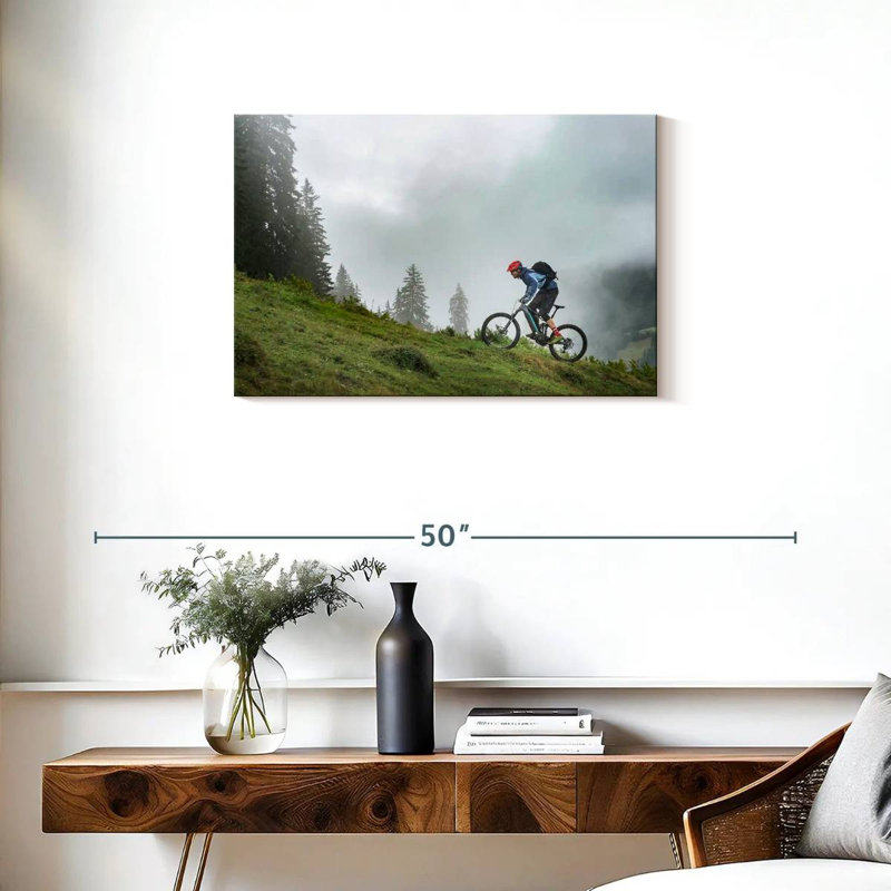 Senne en vélo de montagne, H 20 po x l 30 po