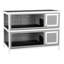 Cage à lapin à 2 étages, 54 po | Toutes saisons | Plateau sans fuites à nettoyage rapide | Accès verrouillable-1419069402