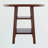 Hallatrow Walnut Finish 3-Pc Dining Set With 2-Stools and a Table, 36.06'' H X 33.52'' W X 33.52'' D-1963303971