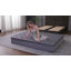 Matelas pour grand lit hybride mi-ferme 12 po, mousse viscoélastique imprégnée de gel et matelas à ressorts ensachés individuels dans une boîte-130020141-130020143