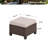 Salem Wicker Outdoor Patio Ottomans-86043932