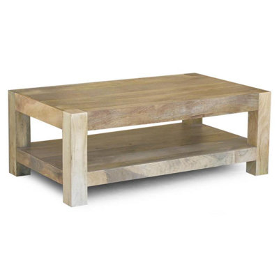 Donoghue Solid Wood Four Leg Coffee Table